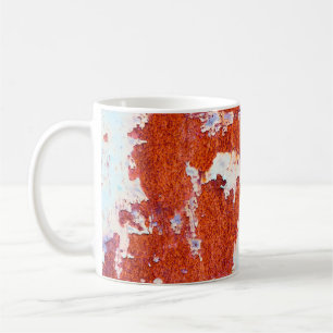 Mug Texturegrunge en métal rouillé, texturé, abstrait,