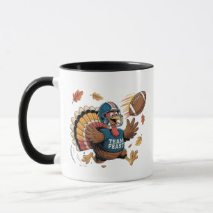 Mug Thanksgiving Football Turquie Imaginaire Football