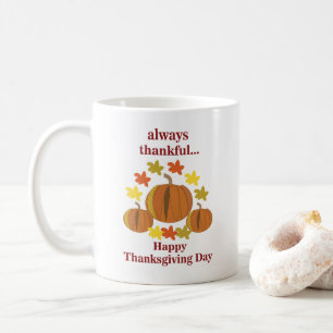 Mug Thanksgiving Thanksgiving Citrouille Automne Thank