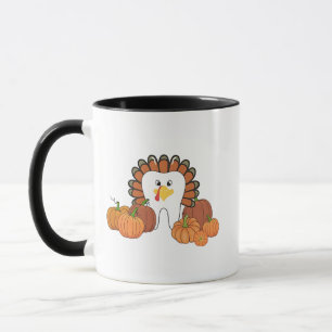 Mug Thanksgiving Turquie Dental Dentist Dents Dents De