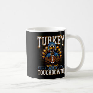 Mug Thanksgiving Turquie Et Touchdowns Football Hommes