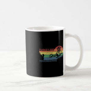 Mug Thanksgiving Vintage Retro Turquie et Touchdowns F