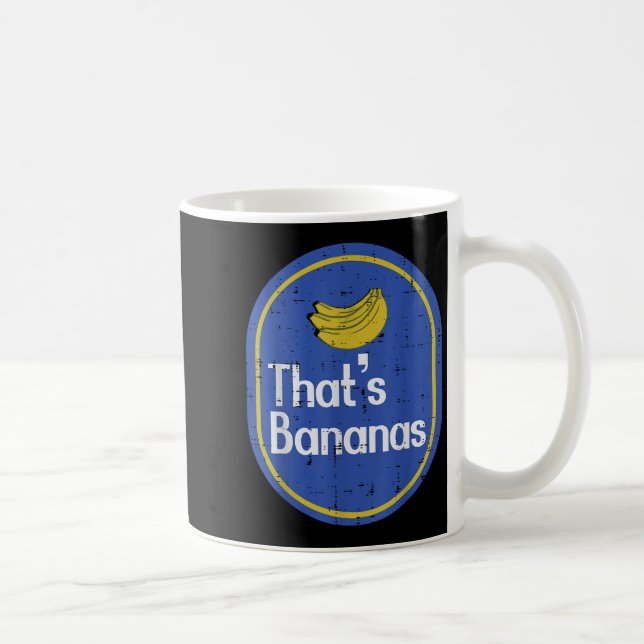 Mug Thats Bananas Sticker Fruit Costume Halloween Men  (Droite)