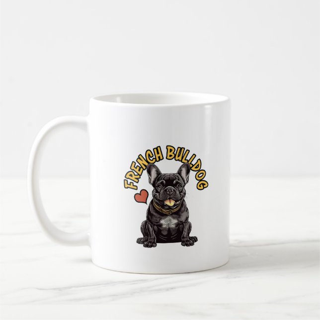 Mug The "Bat-Eared" Philosopher: French Bulldog (Gauche)