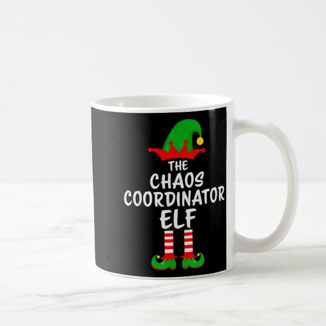 Mug The Chaos Coordinator Elf Matching Family Christma (Droite)