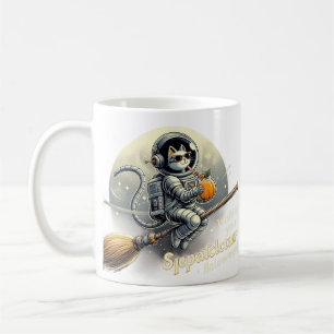 Mug Thé citrouille dans les étoiles : L'astronaute gai
