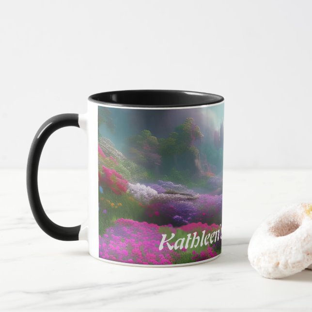 Mug Thé du matin de Kathleen Personnalisé (Avec donut)