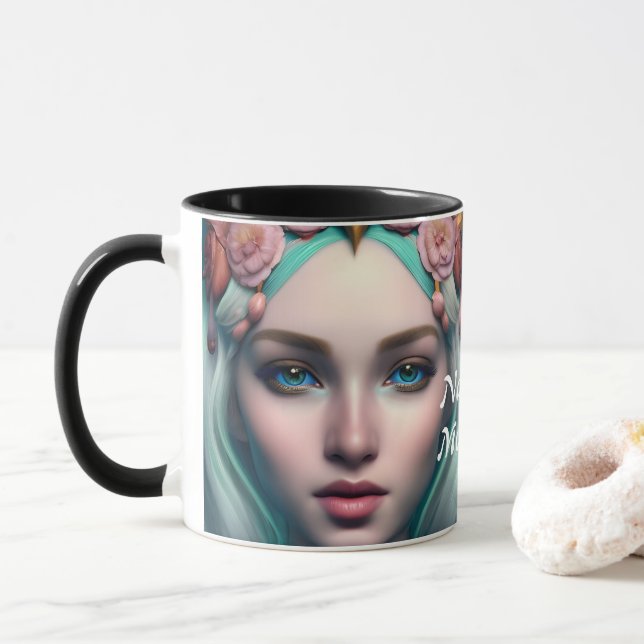 Mug Thé du matin de Nadija personnalisable (Avec donut)
