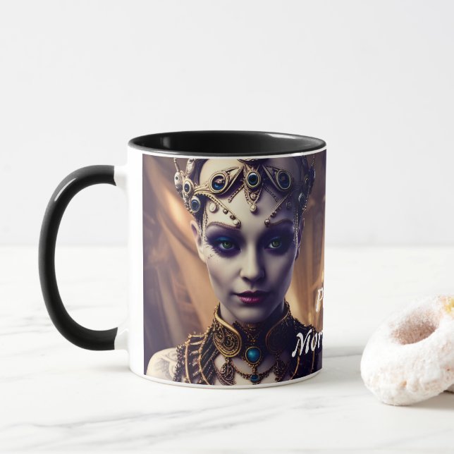 Mug Thé du matin de Paula personnalisable (Avec donut)