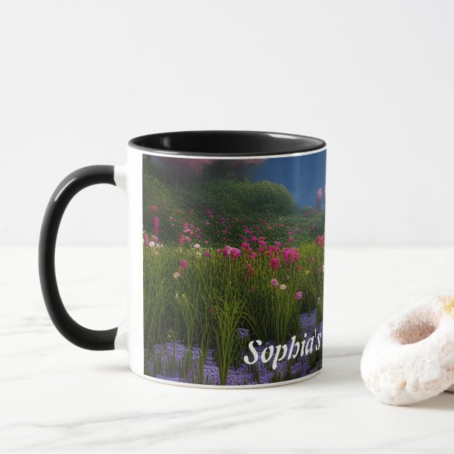 Mug Thé du matin de Sophia personnalisable (Avec donut)