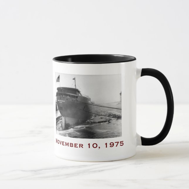Mug The Edmund Fitzgerald with Crew Names (Droite)