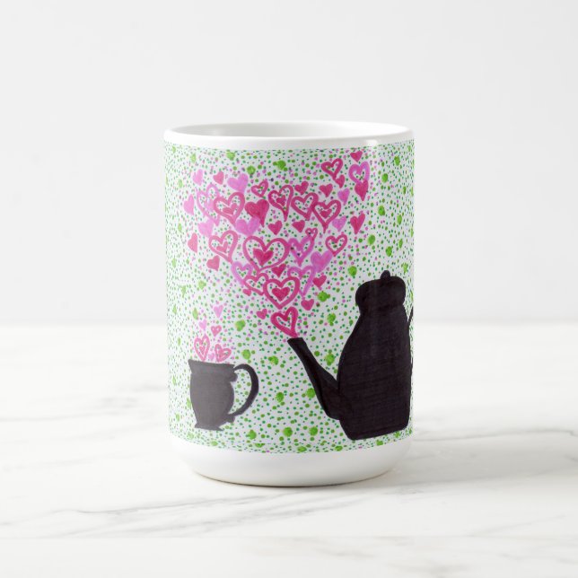 Mug - Thé et Coeurs (Centre)