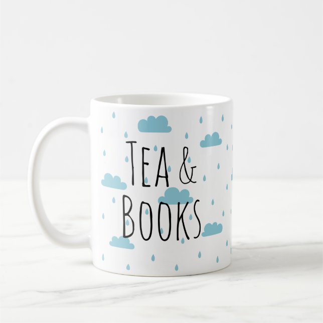 Mug Thé et livres (Gauche)