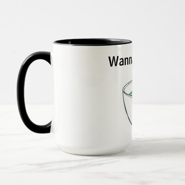 Mug Thé fantaisiste à l'heure du thé, thé personnalisé (Gauche)