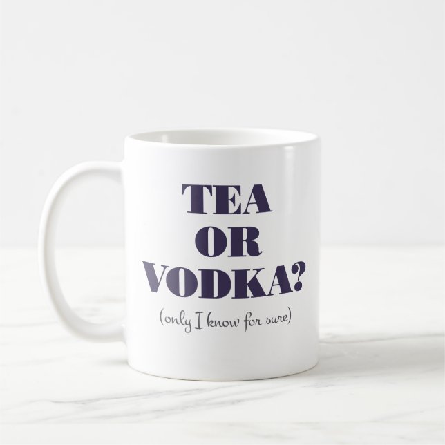 Mug Thé ou vodka ?Mug (Gauche)