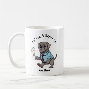 Mug Théâtre Canin Drôle Weimaraner Costume D'Affaires 