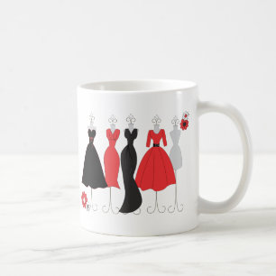 Mug Thème de Magasin-Marguerite de robe