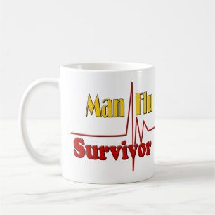 Mug Thème de survivant de grippe d'homme