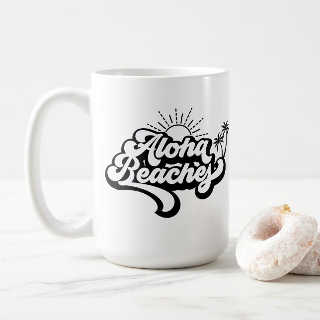 Mug Thème de vacances d'été (Avec donut)
