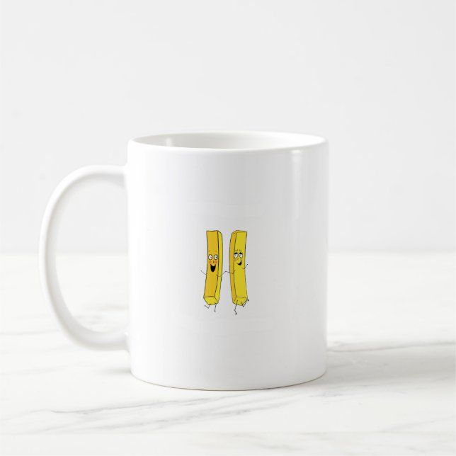 Mug Thème frites, chips (Gauche)
