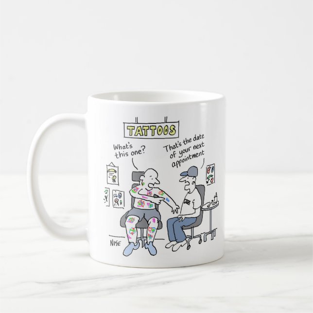 Mug Thème Tattoos Drôle Tattoïstes (Gauche)