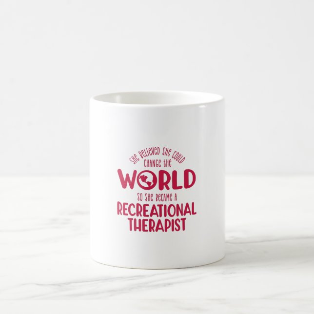 Mug Thérapeute récréationnelle, thérapeute du jeu (Centre)