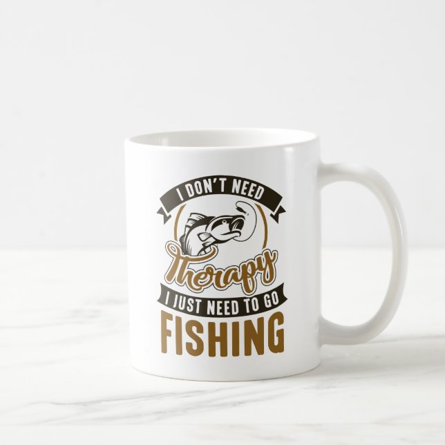 Mug Thérapie de la pêche (Droite)