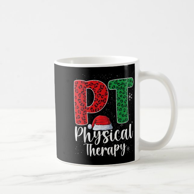 Mug Thérapie physique Noël Thérapeute de papi de Noël (Droite)