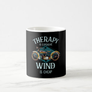 Mug Thérapie pour motocyclette Vent Cadeau Vintage po