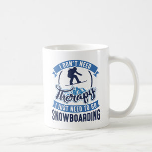 Mug Thérapie Snowboard