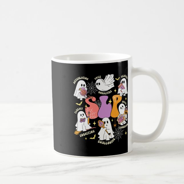Mug Thérapie vocale Éffrayante Slp Halloween mignon fa (Droite)