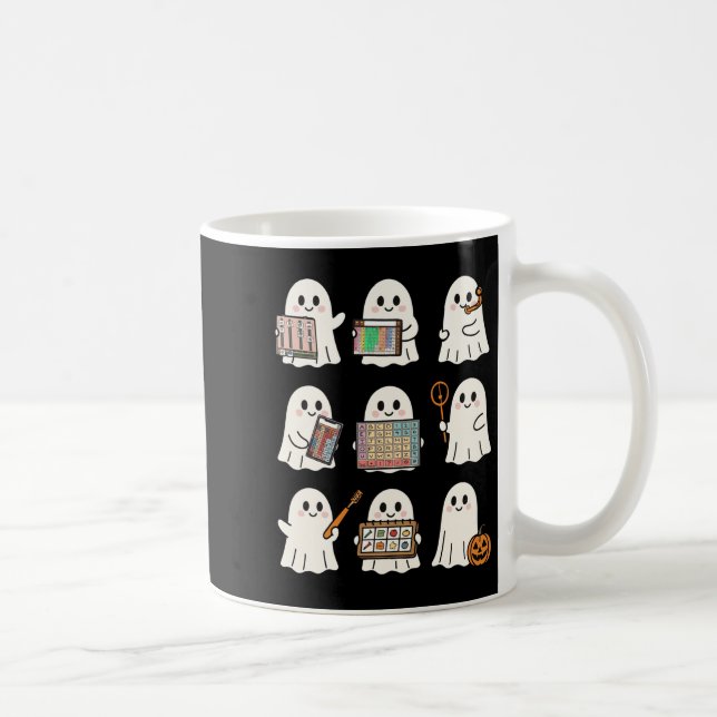 Mug Thérapie vocale Halloween Ghost Voix Langue Pat (Droite)