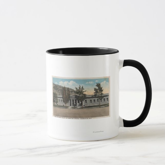 Mug Thermopolis, WY - Vue de Big Horn Bath House (Droite)