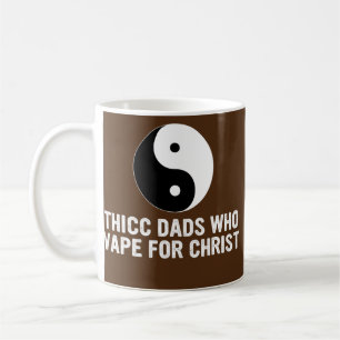 Mug Thicc Dads Qui Vape Le Jour Du Père Du Christ