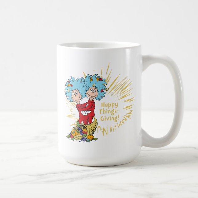 Mug Thing One Thing Two Joyeux Things-Giving! (Droite)