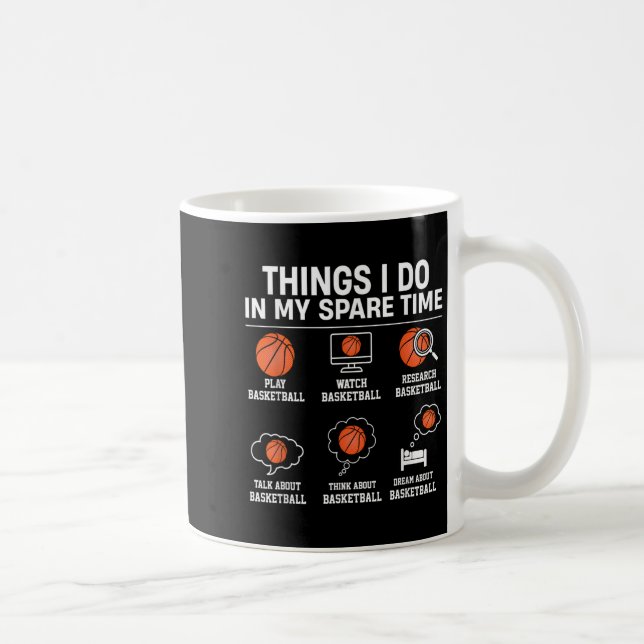 Mug Things I Do In My Spare Time - Basketball Player L (Droite)
