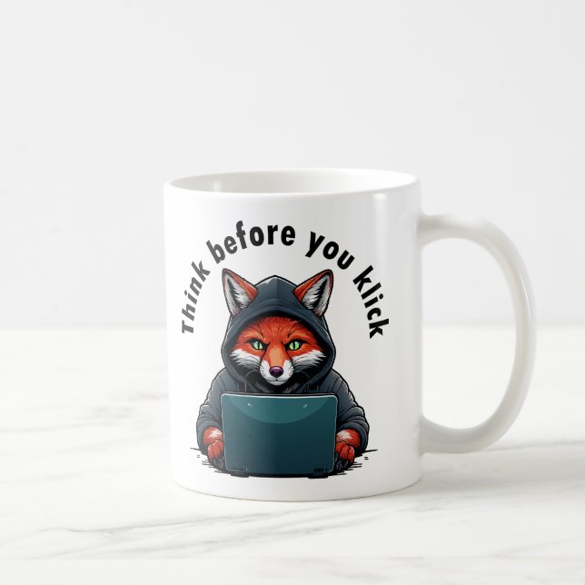 Mug Think before you click - Cyber Security (Droite)