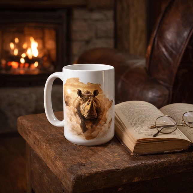 Mug This Is Africa Rhino | African Strength Wildlife (Créateur téléchargé)