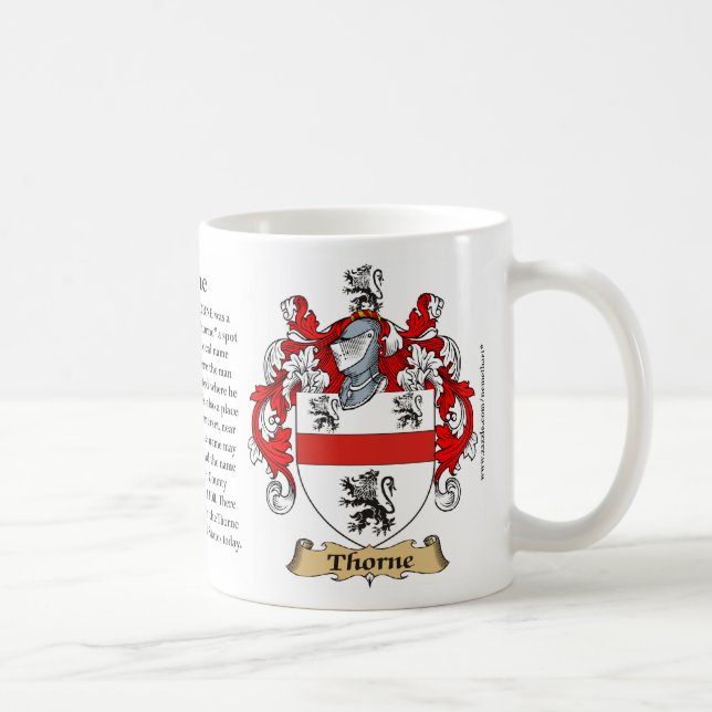 Mug Thorne, l'origine, la signification et la crête (Droite)
