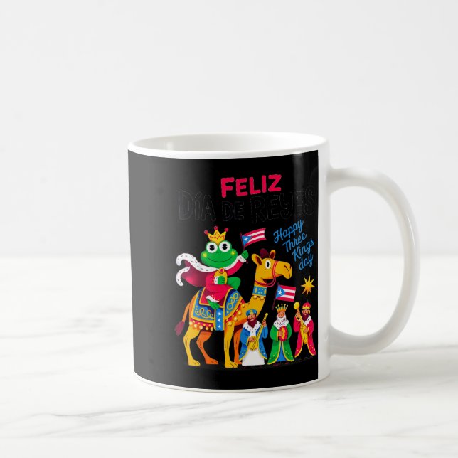 Mug Three Kings Day Puerto Rican &amp; Coqui Frog Bori (Droite)