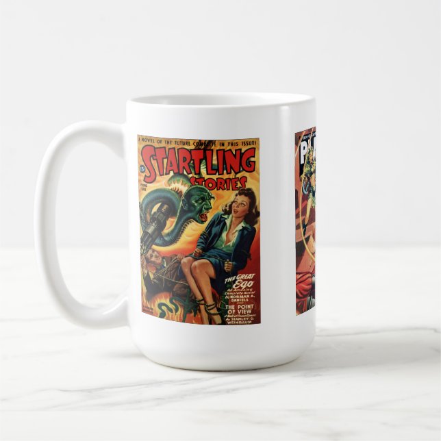 Mug Throwback Aliens de l'espace Rétro Culture populai (Gauche)