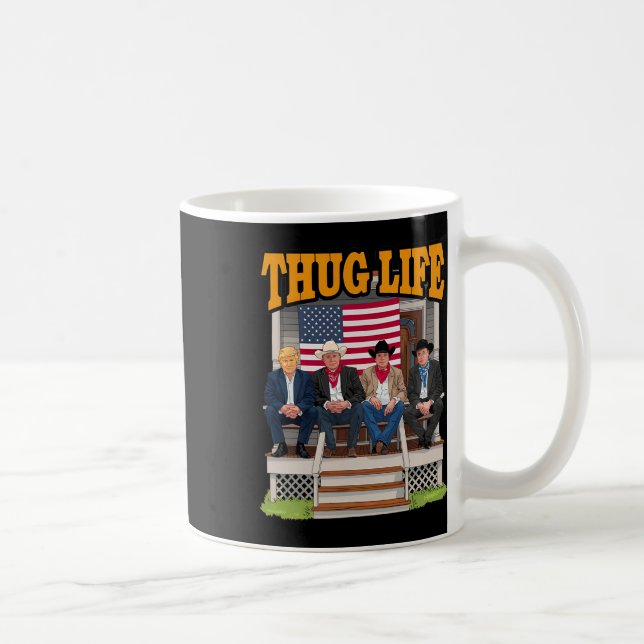 Mug Thug Life Trump Vance Kennedy Elon Shirt (Droite)