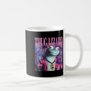 Mug Thug Lizard Funny Weirdcore Animal Lizard L