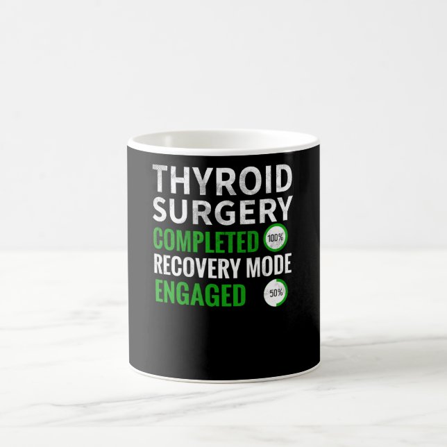 Mug Thyroidectomie| Cadeaux de récupération de la chir (Centre)