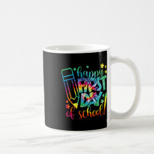 Mug Tie Dye Happy Première Journée D'école Byck À L'éc