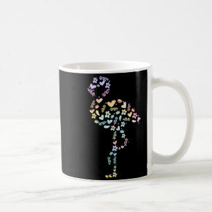 Mug Tiedye Flamant Floral Femme Amateur d'Animaux Mign