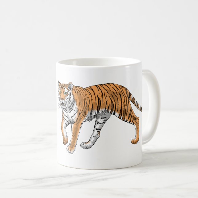 Mug Tigre 2 (Devant droit)