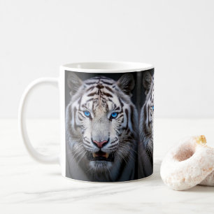 Mug Tigre blanc aux yeux bleus