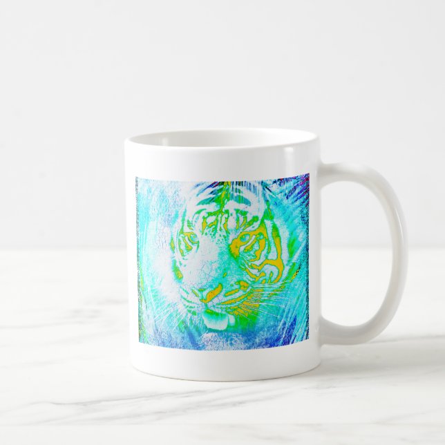 Mug Tigre coloré (Droite)
