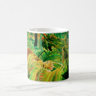 Mug Tigre de Henri Rousseau dans une tempête tropical